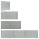 Lochplatte 1177mm x 456mm, RAL 7035