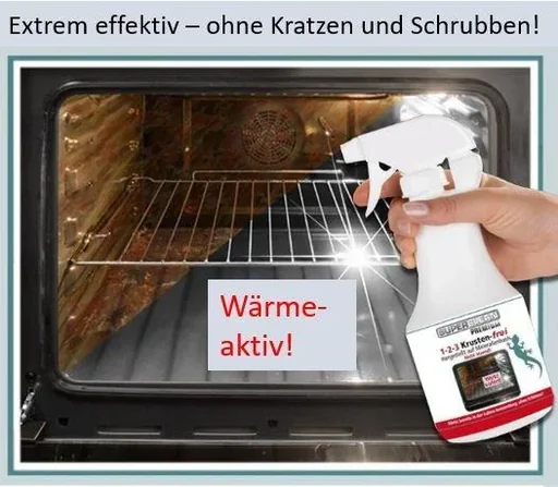 "Grill and oven cleaner “1-2-3 crust-free”, spray bottle 500 ml image"