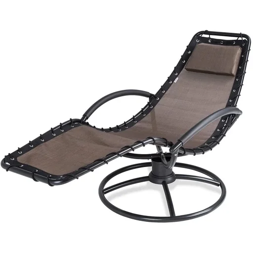"Eve relaxation lounger with rocking function Mocha image"