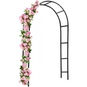Rose arch black 240x140x37cm