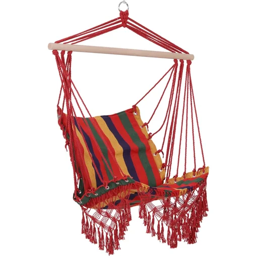 "Hanging chair, hanging swing, weatherproof, UV-resistant, colorful, 100 x 60 cm up to 120 kg image"