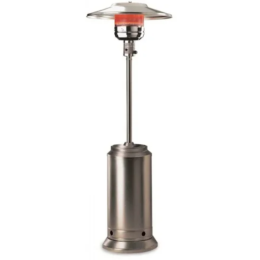 "Patio heater - Heater - Adjustable power - 12kW - 46x46x220cm - Silver image"