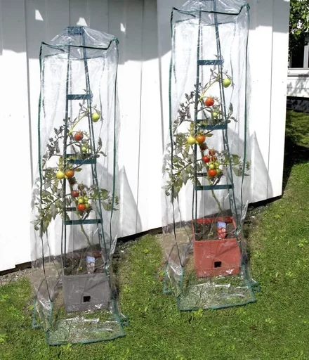 "Plant tower "Maxitom Jumbo", anthracite in a value set with cover image"