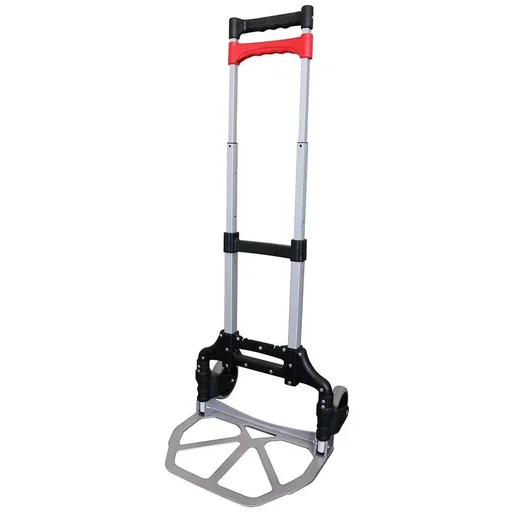 "Aluminum trolley - 70 kg - 47.5 x 49 x 6 cm - foldable image"