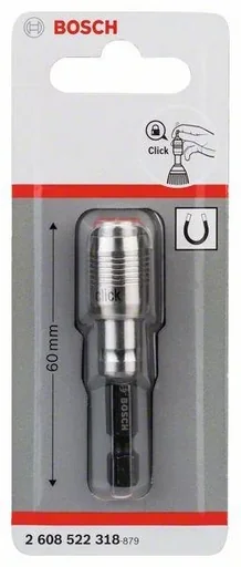 "Universal holder "One-Click function", 1/4", 1 piece image"