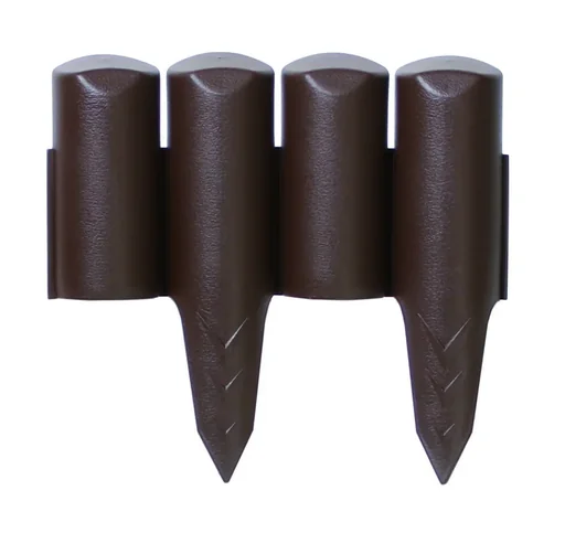 "Bed edging BORDER, brown - 10 pieces, 2.5 m image"