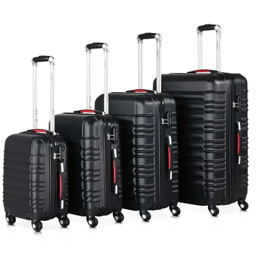 "Set of 4 suitcases. S/M/L/XL basic line image"