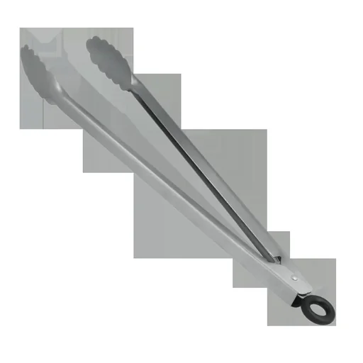"Grill tongs, Inox, stainless steel, 39 cm image"