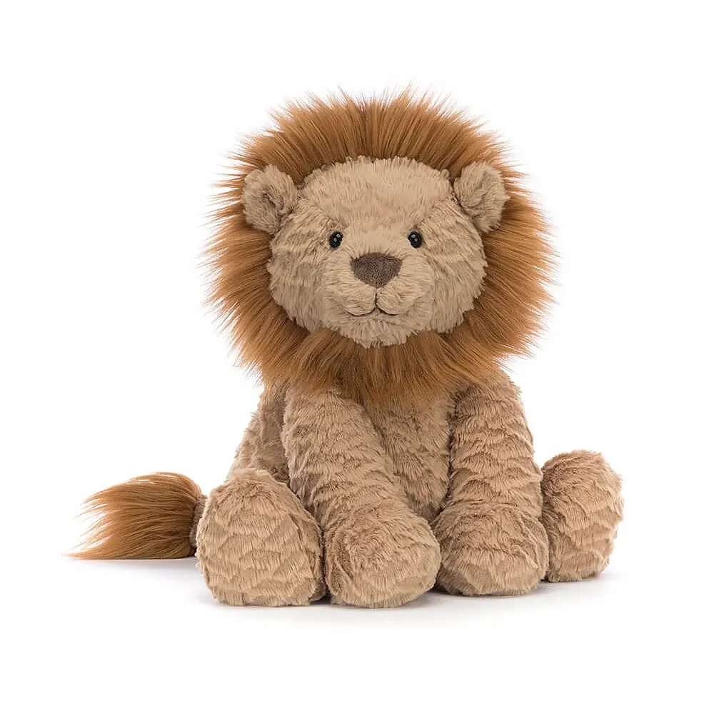 "Jellycat Knuffel - Fuddlewuddle Lion, 31x16 cm image"