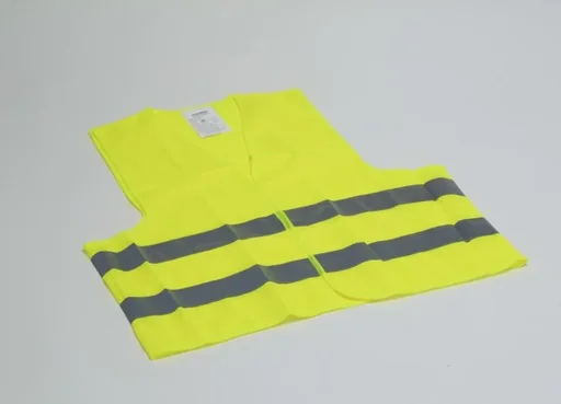 "Safety vest, yellow image"