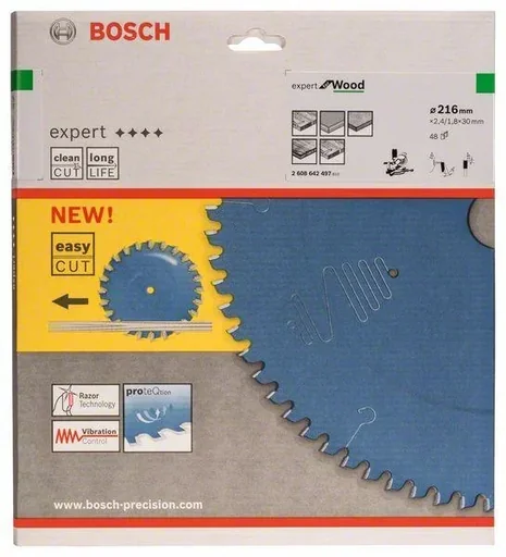 "Circular saw blade, Expert for Wood, 216 x 30 x 2.4 mm image"