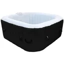 Inflatable bubble bath 1200W - whirlpool - for 2-4 people 145x65cm