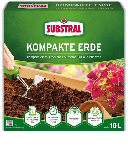 "Compact potting soil 10 liters image"