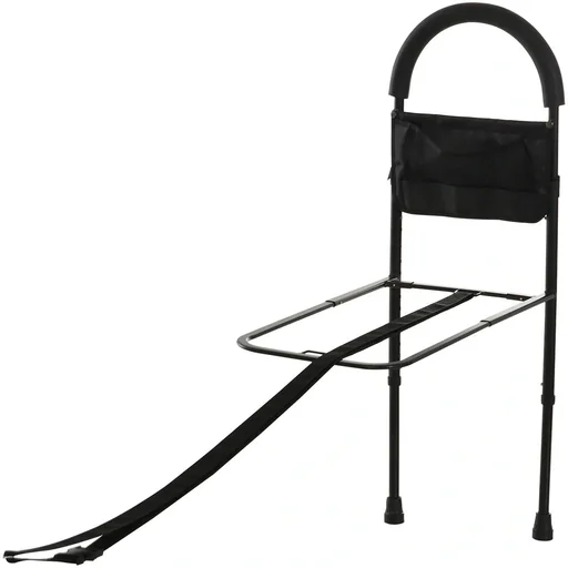 "Height-adjustable standing aid with bag image"