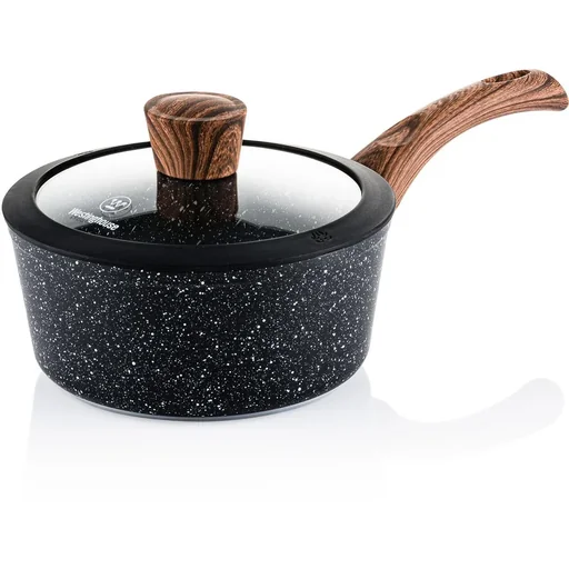"Cooking pot Ø18 cm Black Marble Wood image"