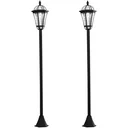 Solar garden lantern in a set of 2