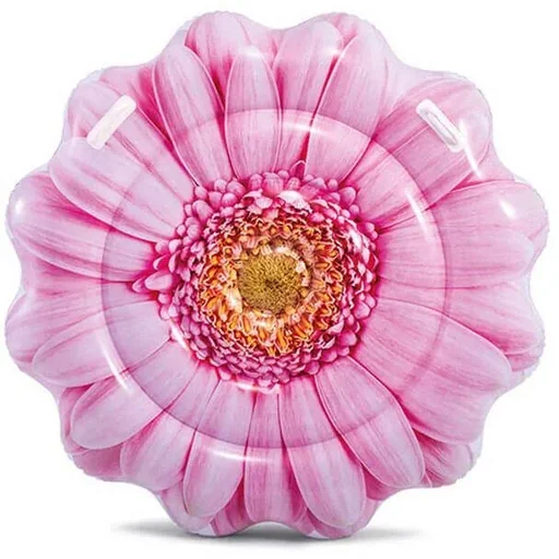"Pink Daisy air mattress 142 x 142 cm image"
