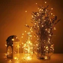 Silver wire Christmas 200 LEDs indoor/outdoor