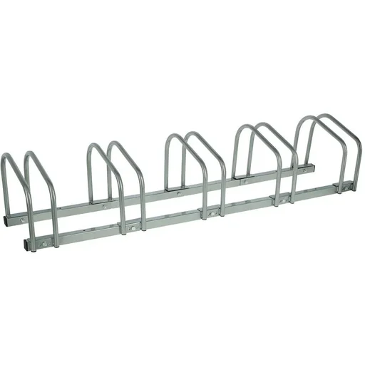 "5 bike racks bike silver image"