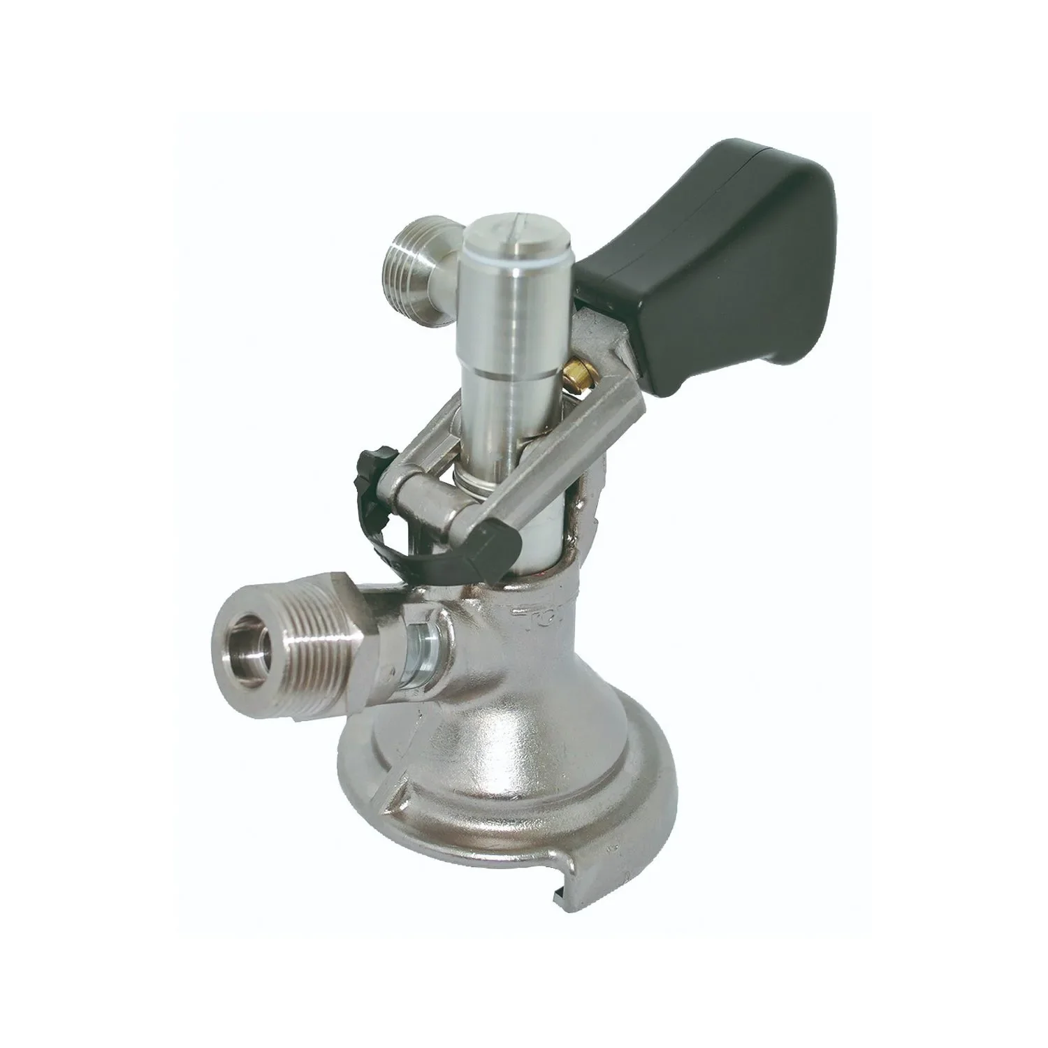 "Fustkoppeling Type A - Platte fitting, zijuitlaat (tegentappen) image"