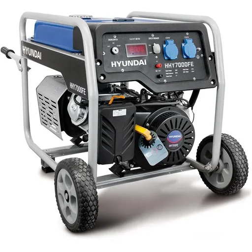 "Generator 7.5kW with 420cc OHV petrol engine with electric starter & gear set image"
