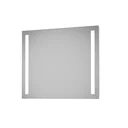 Bathroom mirror with lighting, "Light" - 100 x 70 cm - Light color neutral white