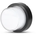 VT-831 LED wall light - 7W - 3000K - 400 lumens - Black - Round