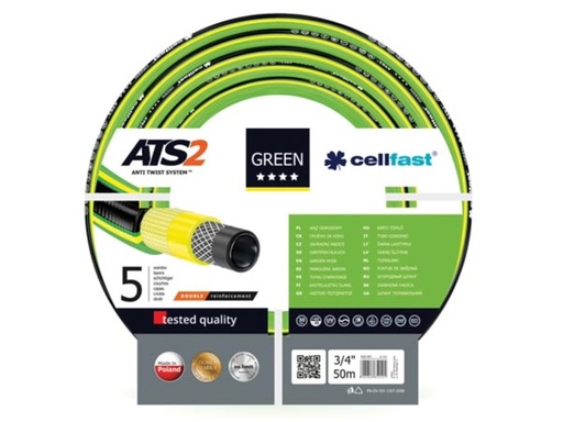 "CELLFAST - TUINSLANG - GREEN ATS2 - 3/4" - 50 m image"