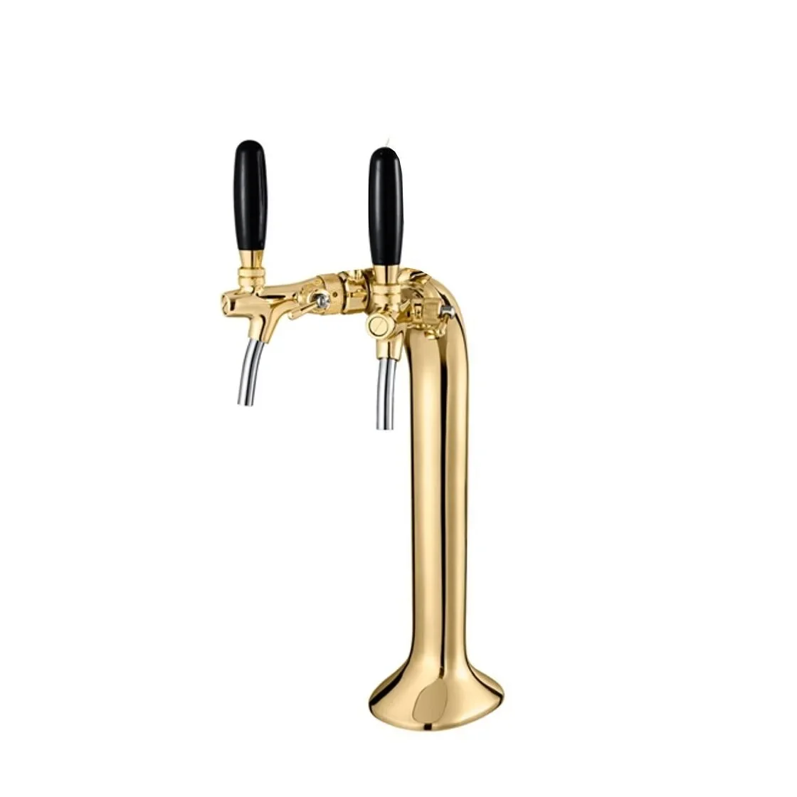 Tapzuil, Biertapzuil, goud, 2 lineair, elegant