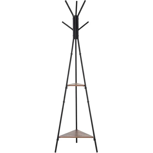 "Clothes rack with 2 shelves image"