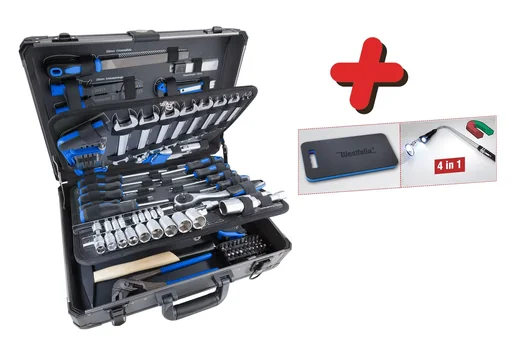"Aluminum tool case 105-piece 3/8" / 1/4" image"