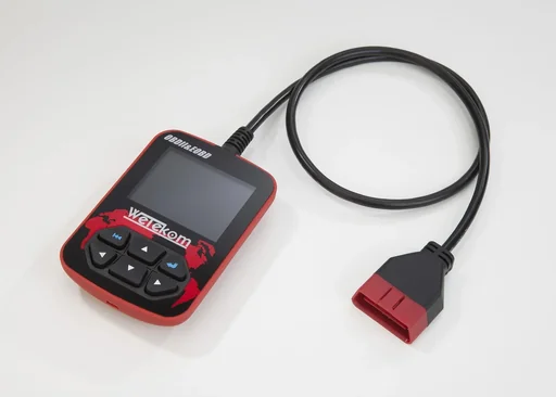 "OBDII diagnostic scanner with color display image"
