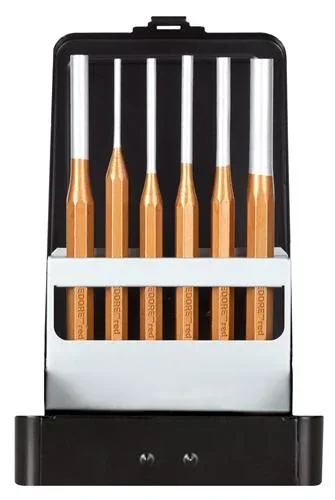 "Pin punch set 3-10mm + cassette 6-piece image"