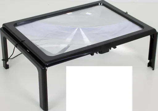 "Stand magnifier with light image"