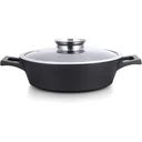 Low frying pan with glass lid and aroma diffuser - 40 cm
