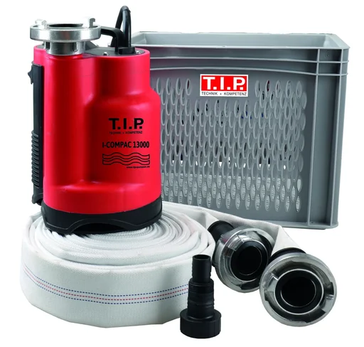 "Flood kit with submersible pump, filter basket, fire hose "I-Compac 13000 S" image"