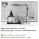 stainless steel sink organizer