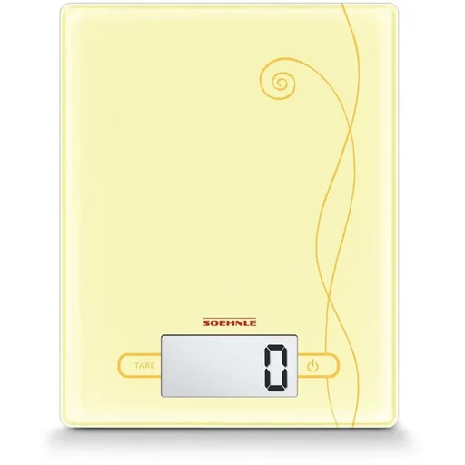 "City Pastel Yellow Kitchen Scales image"