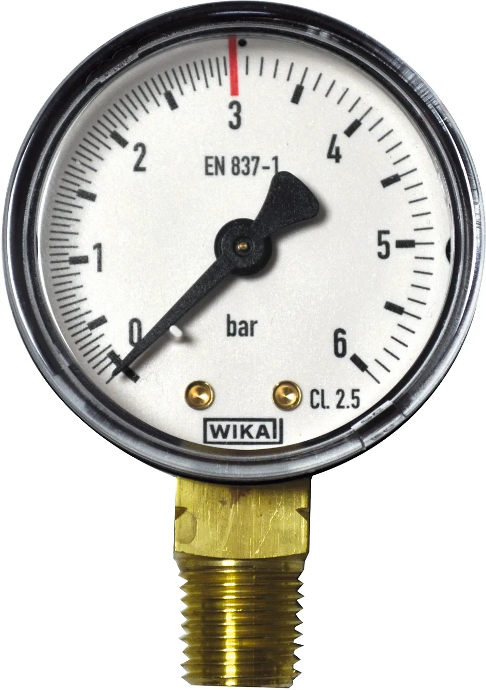 "Manometer, drukmeter, werkdrukmeter, 0-6/3 bar image"