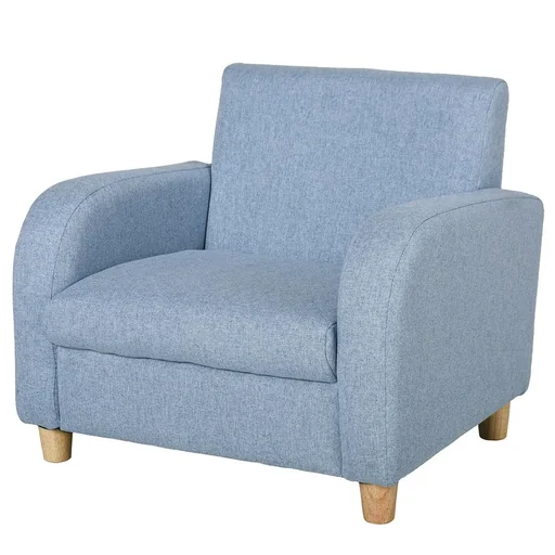 "Children's armchair Children's sofa with thick foam and thick seat cushions Children's couch Chair reclining sofa with anti-slip feet image"