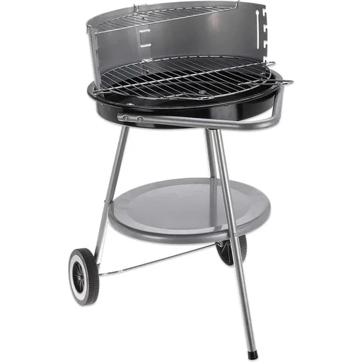 "BBQ charcoal grill - Grill area Ø47 cm - Half open image"