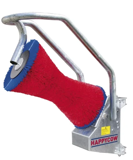 "Cow grooming machine HappyCow Uno with polyamide (nylon) brush image"