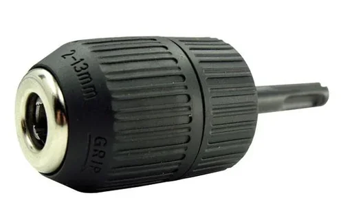 "Keyless drill chuck with SDS chuck image"