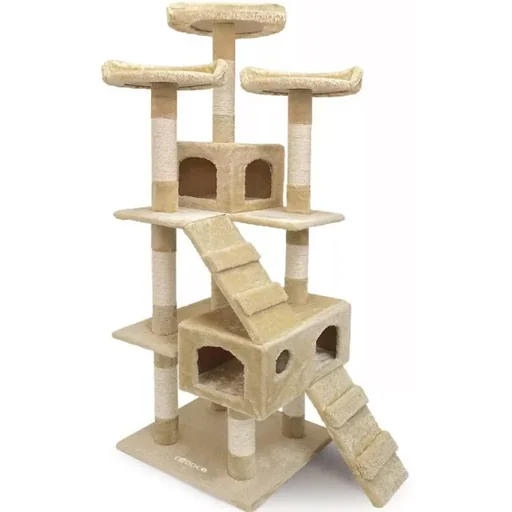 "Cat tree - Beige - 175 cm image"