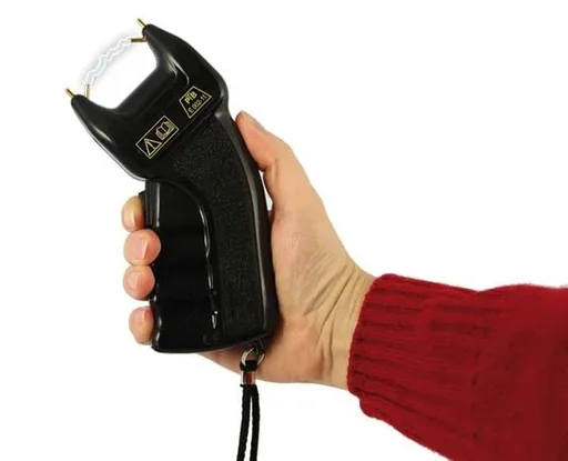 "Electric shocker Power 200 for self-defense, including battery image"