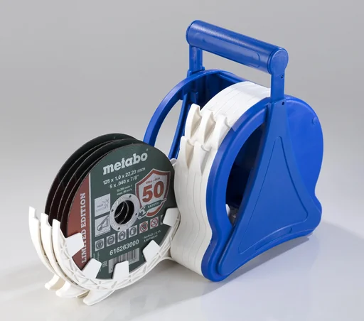 "Cutting disc storage box portable 125 mm image"