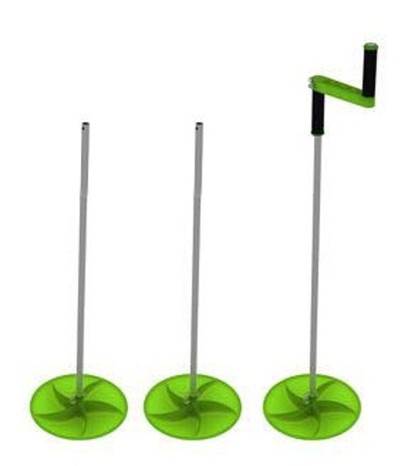 "Twist butler TB125 3-piece base element set with crank image"