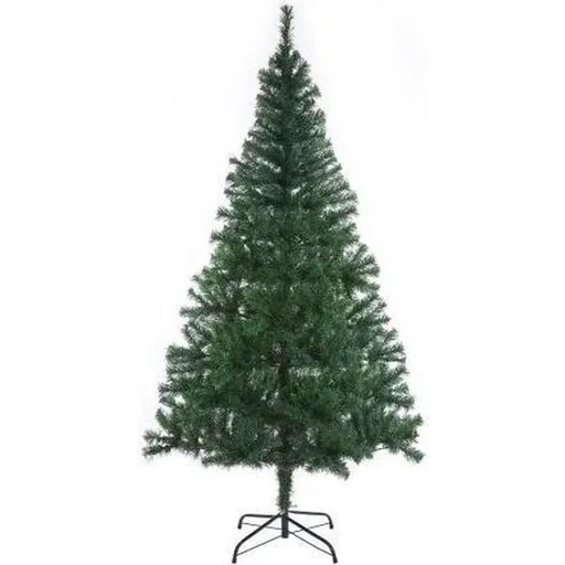 "PVC Christmas tree including fairy lights and stand - 150cm - dark green image"