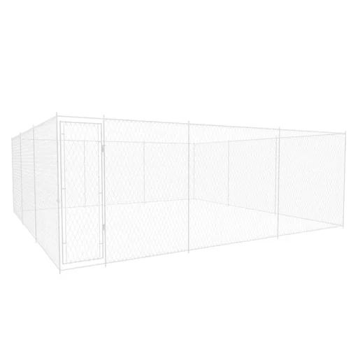 "Dog house for outdoor use 570x570x185 cm galvanized steel image"