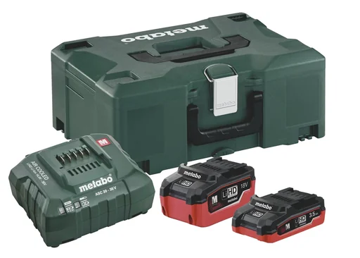 "Basic Set LIHD: 2 batteries (3.5 Ah + 5.5 Ah) + charger image"